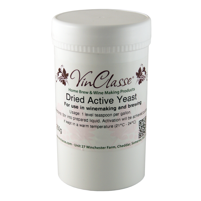 Vinclasse Dried Active Wine Yeast 250g Tub Balliihoo Home Brew