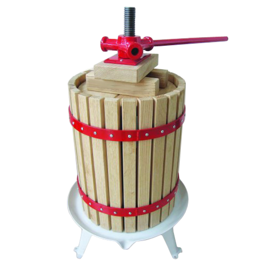 18 Litre Traditional Fruit / Cider Spindle Press Balliihoo