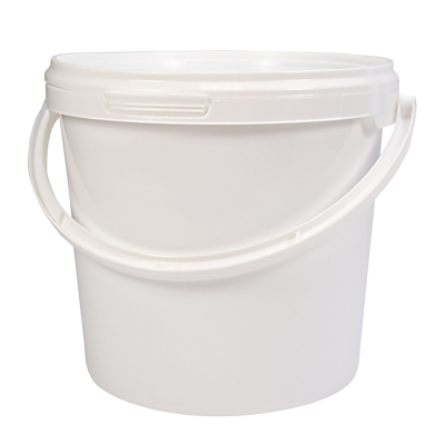 2.5 Litre (Small) - Food Grade Plastic Bucket With Lid - Multipurpose