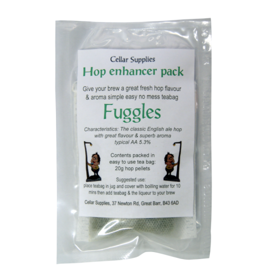 Tea Bag Hop Enhancer Pack - 20g Fuggles Hop Pellets