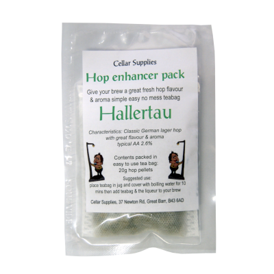 Tea Bag Hop Enhancer Pack - 20g Hallertau Hop Pellets