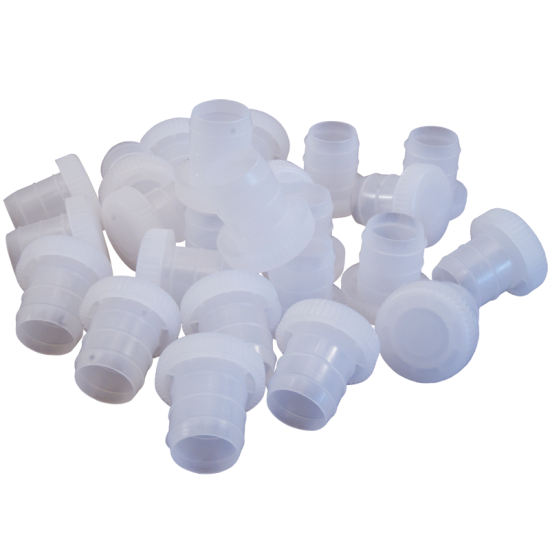 Plastic Wine Bottle Corks / Stoppers Pack Of 24 Balliihoo