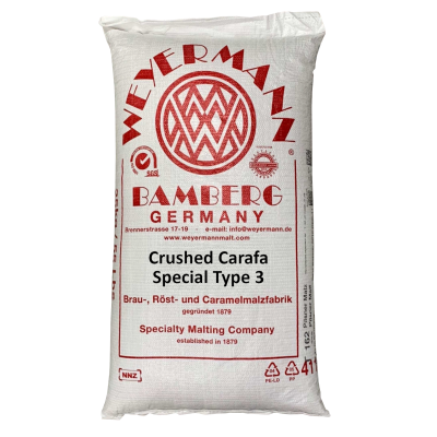 Weyermann Crushed Carafa Special Type 3 - 25kg Bulk Sack