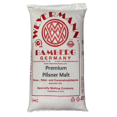 Weyermann Crushed Premium Pilsner Malt - 25kg Bulk Sack