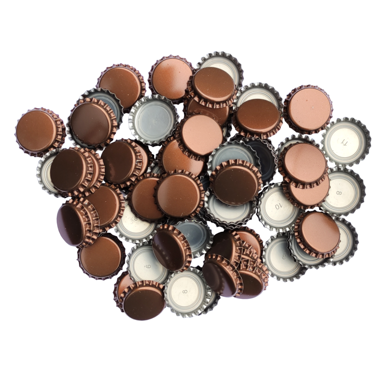 thumbnail image 2 of Plain Silver Crown Bottle Caps – Standard Beer Bottle Size, 144-Pack By Home Brew Ohio 2 of 6