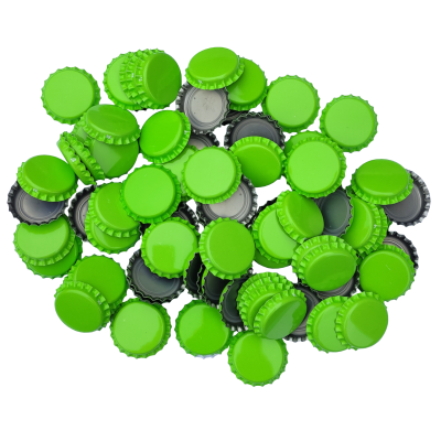 250 Crown Bottle Caps - Light Green