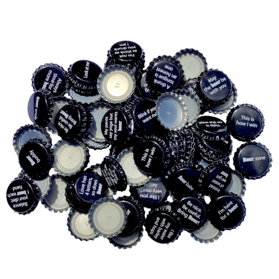 250 Crown Bottle Caps Beer Talk Various Drinking Slogans Balliihoo