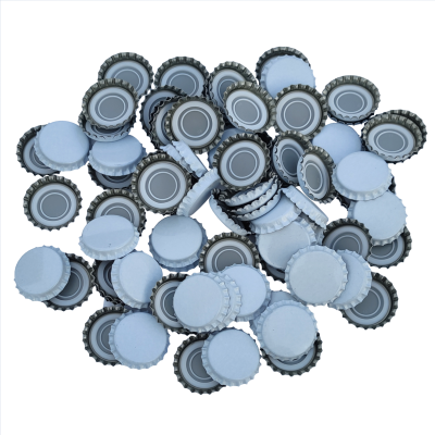 29mm (large) Crown Caps - White - Pack Of 100 (Not For Standard Beer Bottles)