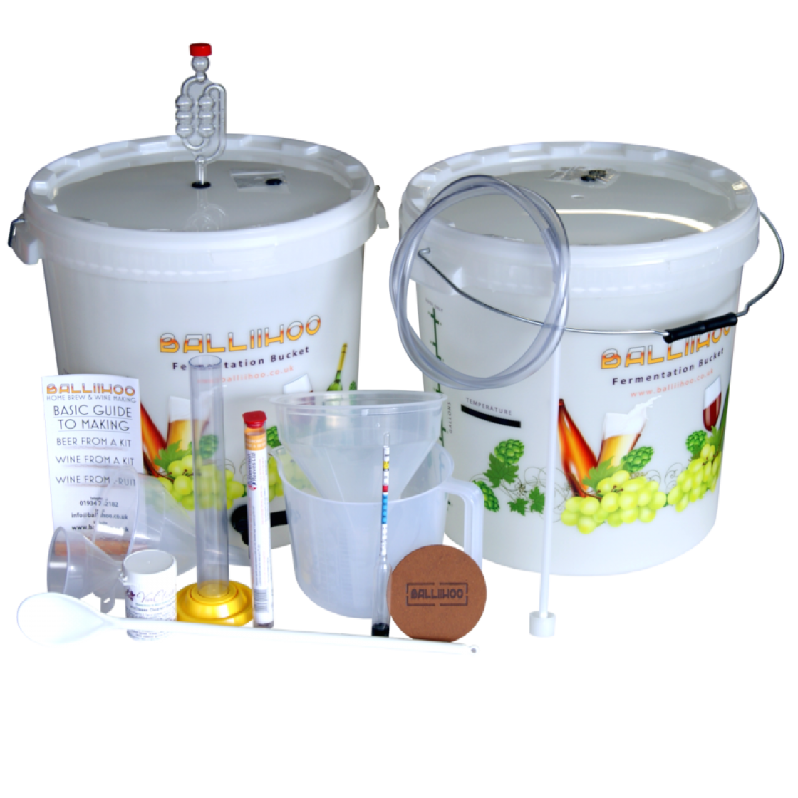 Basic Starter Equipment Kit For 30 Bottles Of Wine Or Cider - Balliihoo