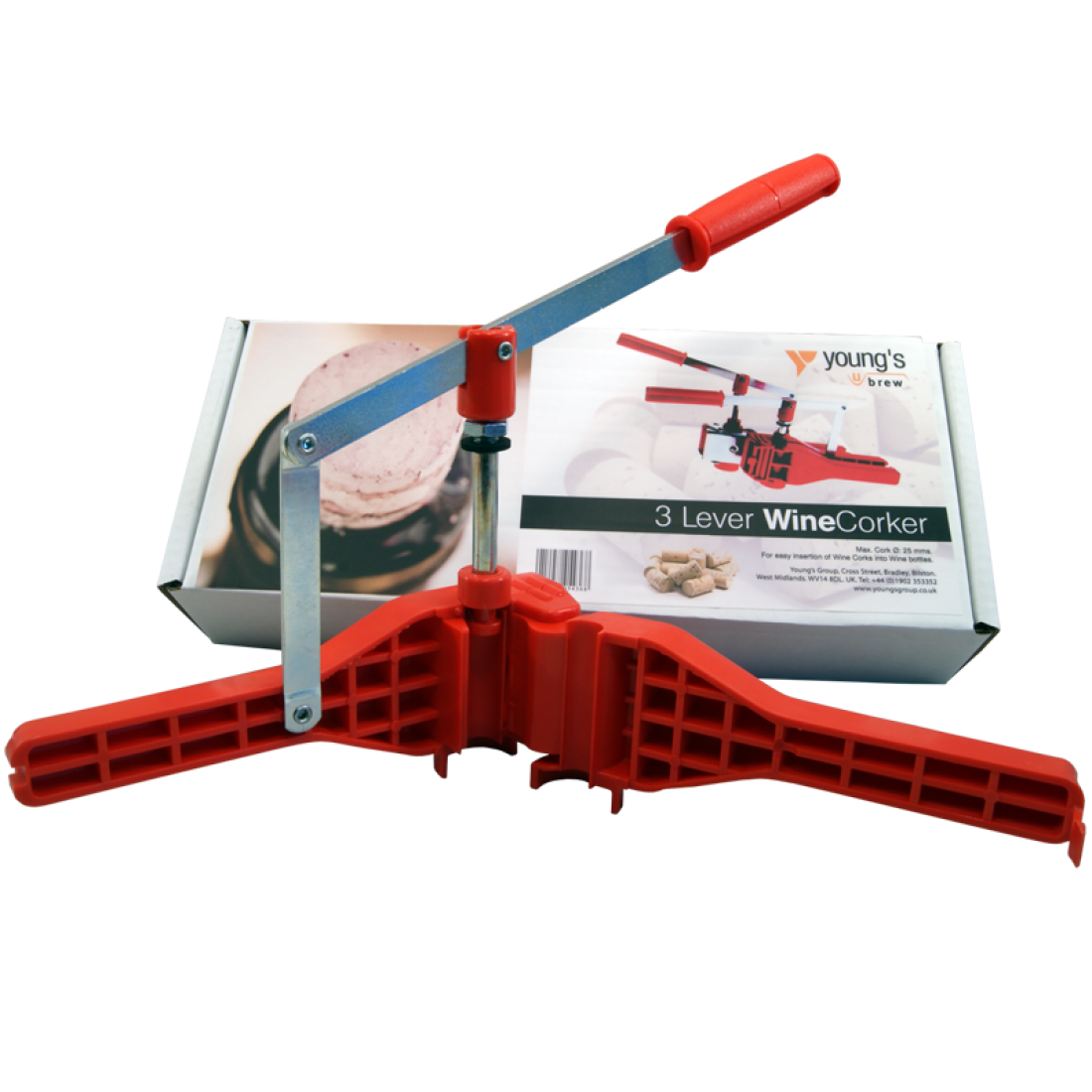 3 Handled Wine Corker Balliihoo