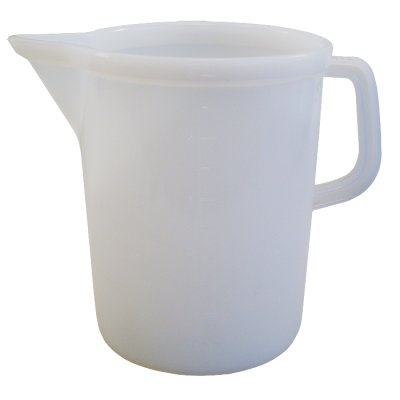 Large Heavy Duty Food Grade Plastic Jug - 5 Litre / 10 Pint