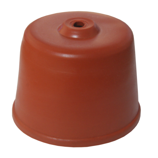 Carboy Rubber Cap 60mm With Hole - (OVERSIZE)