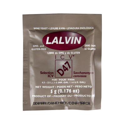 Lalvin White Wine Yeast ICV D-47