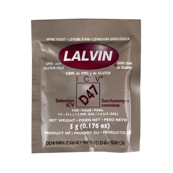 Lalvin White Wine Yeast ICV D-47