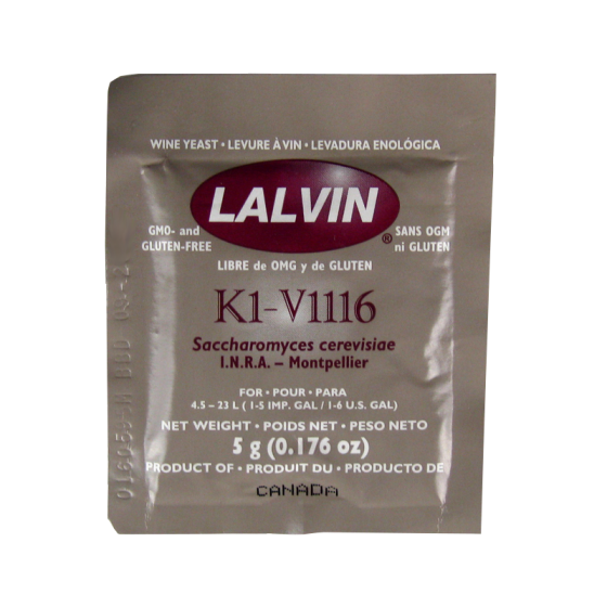 Lalvin All Purpose White Wine Yeast K1-V1116