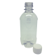330ml Small Clear PET Plastic Bottles With White Caps - Pack Of 70
