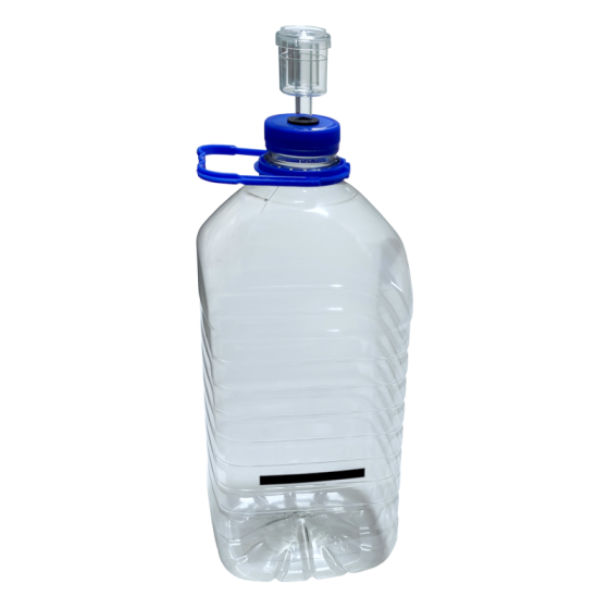 5 Litre PET Plastic Demijohn - Single