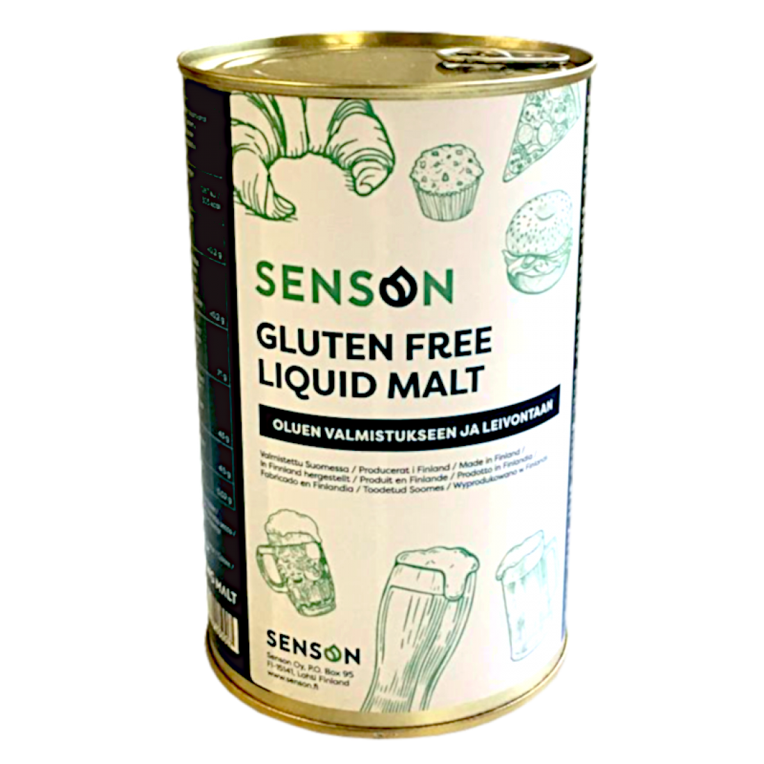 Senson Gluten Free Liquid Malt Extract Light 10 1.5kg Tin Balliihoo