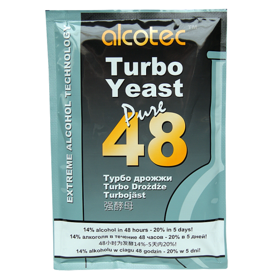 Alcotec 48hr Yeast Carbon Clear double pack x 5 Home Brew 