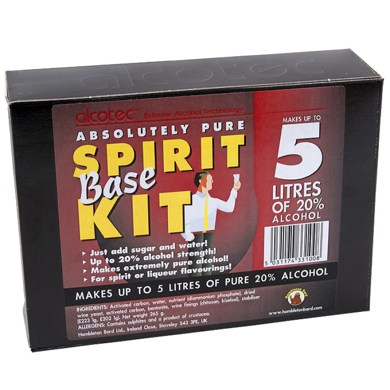 Alcotec Vodka / Base Spirit Kit For 5 Litres 21 Strength Balliihoo