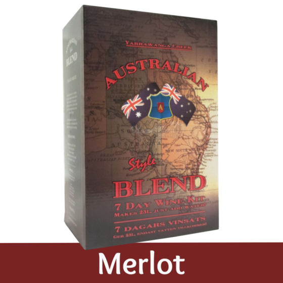 Australian Blend - 30 Bottle Red Wine Kit - Merlot
