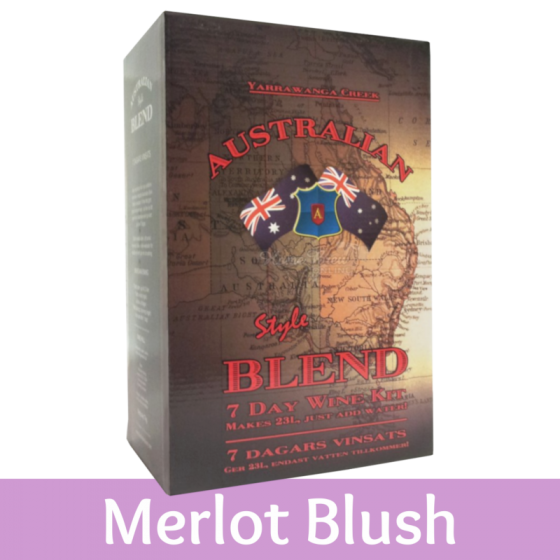Australian Blend - 30 Bottle Rose Wine Kit - Merlot Blush