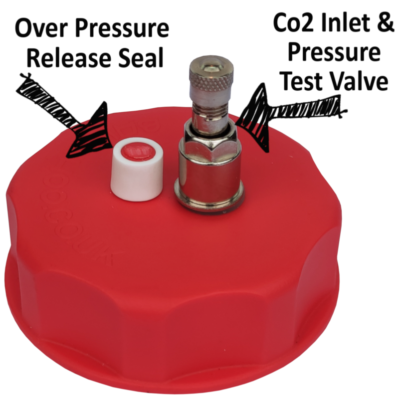 Balliihoo 5 Gallon Pressure Barrel / Beer Keg With Co2 Control Cap