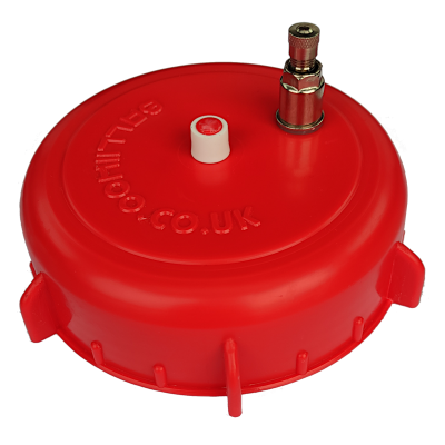 Balliihoo 4 Inch Co2 Control Cap - Barrel Cap With Vent, Pressure Top Up and Test Valve