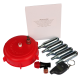 Balliihoo Top Tap King Keg Premium Barrel With Full Co2 Control System (Cap - Tap - Pressure Reader - 16g Bulbs)
