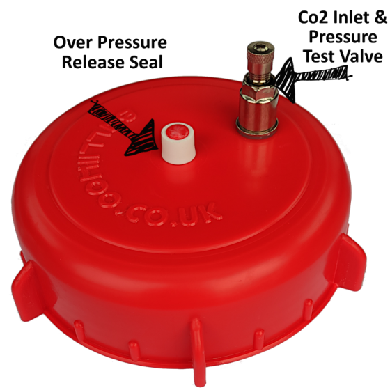Balliihoo Bottom Tap King Keg Premium Barrel With Co2 Control Cap