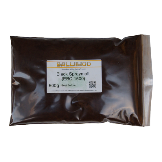 Balliihoo Black Spraymalt 500g