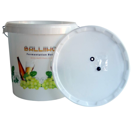 Balliihoo 30 Litre Fermentation Bucket With Lever Tap & LCD Temperature Strip