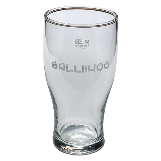 Balliihoo Pint Glass