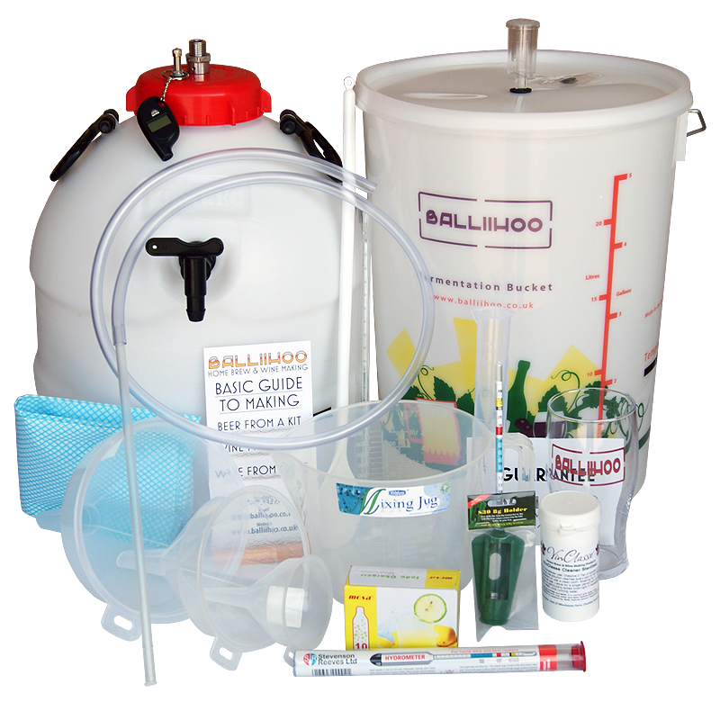 Balliihoo Premium Equipment Starter Kit With King Keg & Co2 Injection