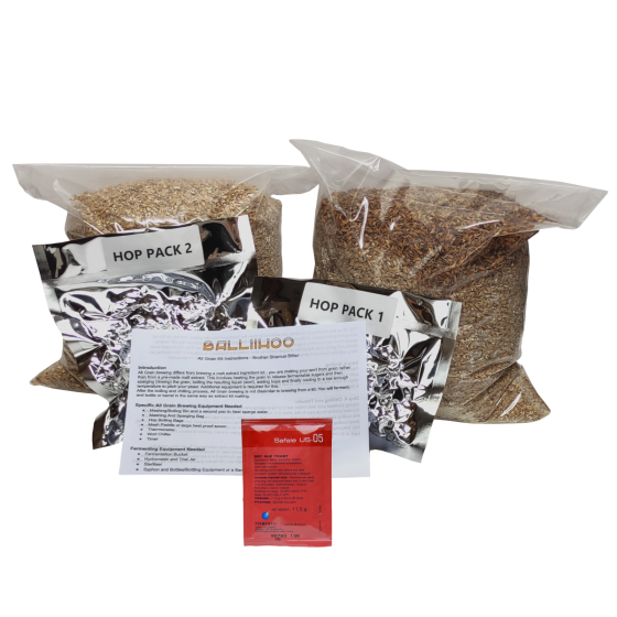 Balliihoo Three State Fair American Pale Ale - All Grain / Full Mash Beer Kit - 40 Pint
