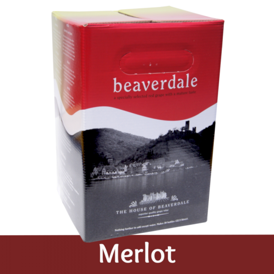 Beaverdale 30 Bottle Red Wine Ingredient Kit - Merlot