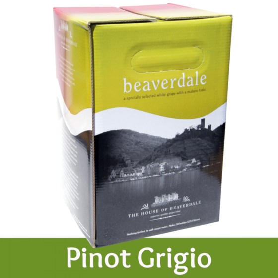 Beaverdale - 30 Bottle White Wine Ingredient Kit - Pinot Grigio