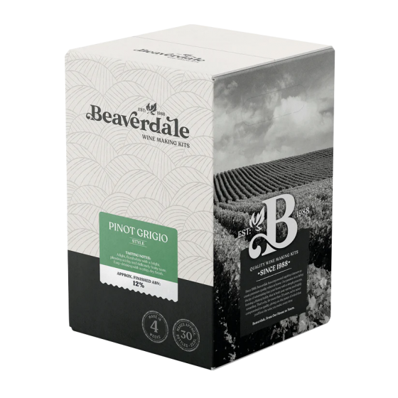 Beaverdale - 30 Bottle White Wine Ingredient Kit - Pinot Grigio