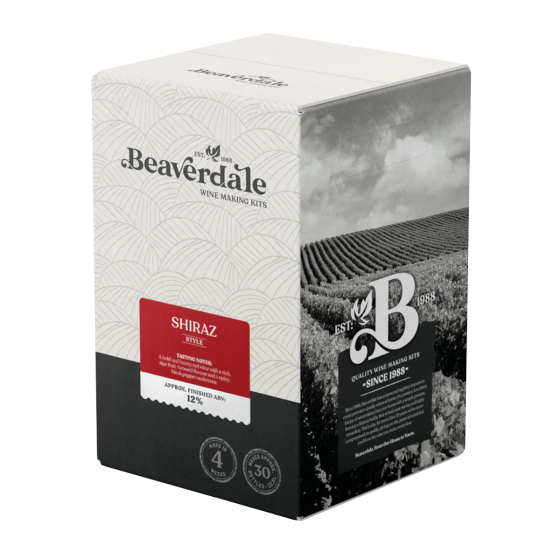 Beaverdale 30 Bottle Red Wine Ingredient Kit - Shiraz