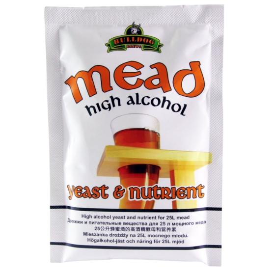 Bulldog Mead Yeast With Nutrients  - 28 gram Sachet