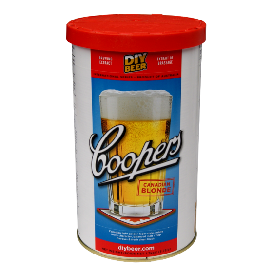 SPECIAL OFFER - Coopers Canadian Blonde Lager - 40 Pint Ingredient Kit - Dented Tin