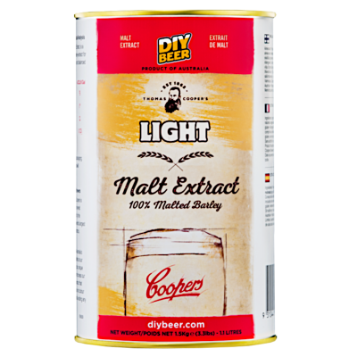 Coopers 1.5Kg Tin Of Liquid Malt Extract (Light)