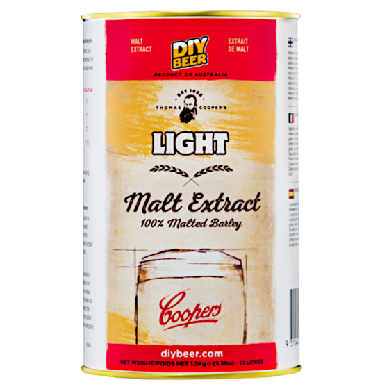 Coopers 1.5Kg Tin Of Liquid Malt Extract (Light)