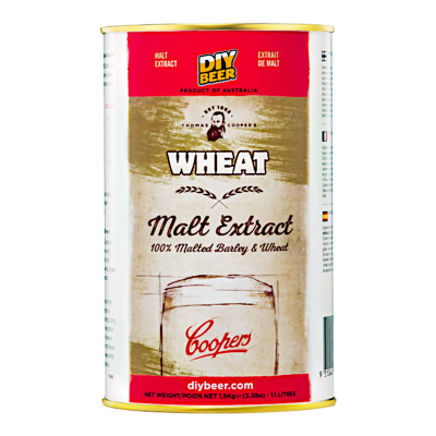 Coopers 1.5Kg Tin Of Wheat Malt Extract