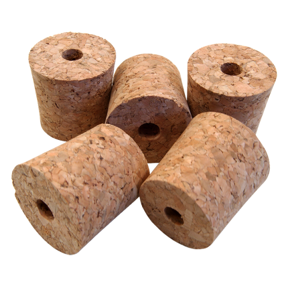 Bored Cork Bungs To Fit Standard 1 Gallon Demijohn - Pack Of 5