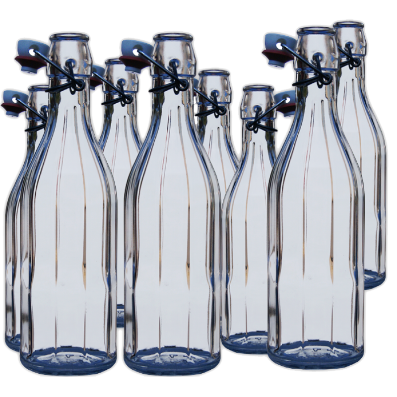 Download 500ml Clear Costalata Swing Top Bottles - Pack Of 8 ... Yellowimages Mockups