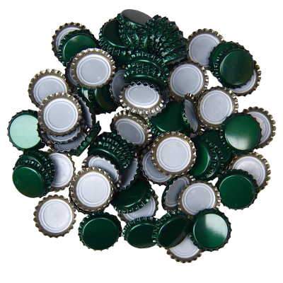 250 Crown Bottle Caps - Green