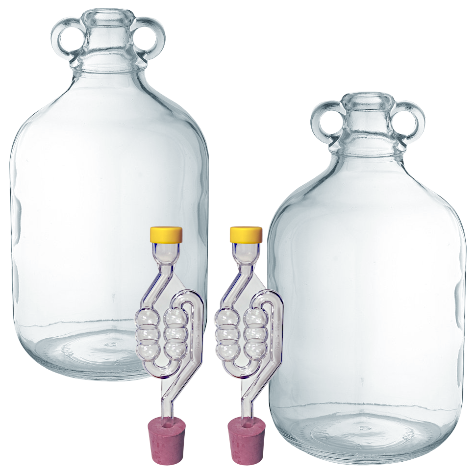 1 Gallon Glass Demijohn For Home Brewing