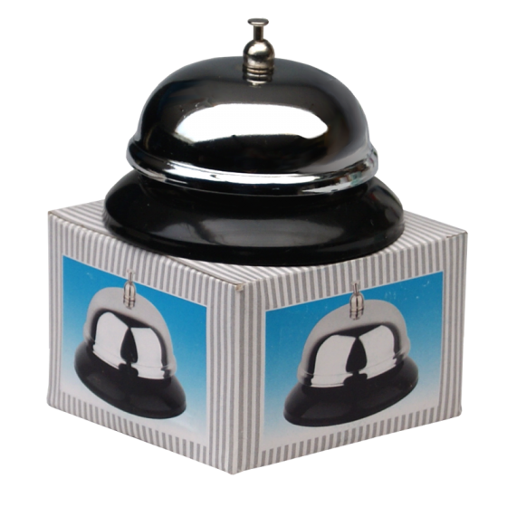 Reception / Bar Service Bell - 8cm Chrome Plated