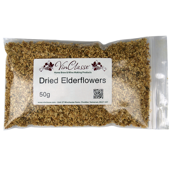 Dried Elderflowers - 50g Bag
